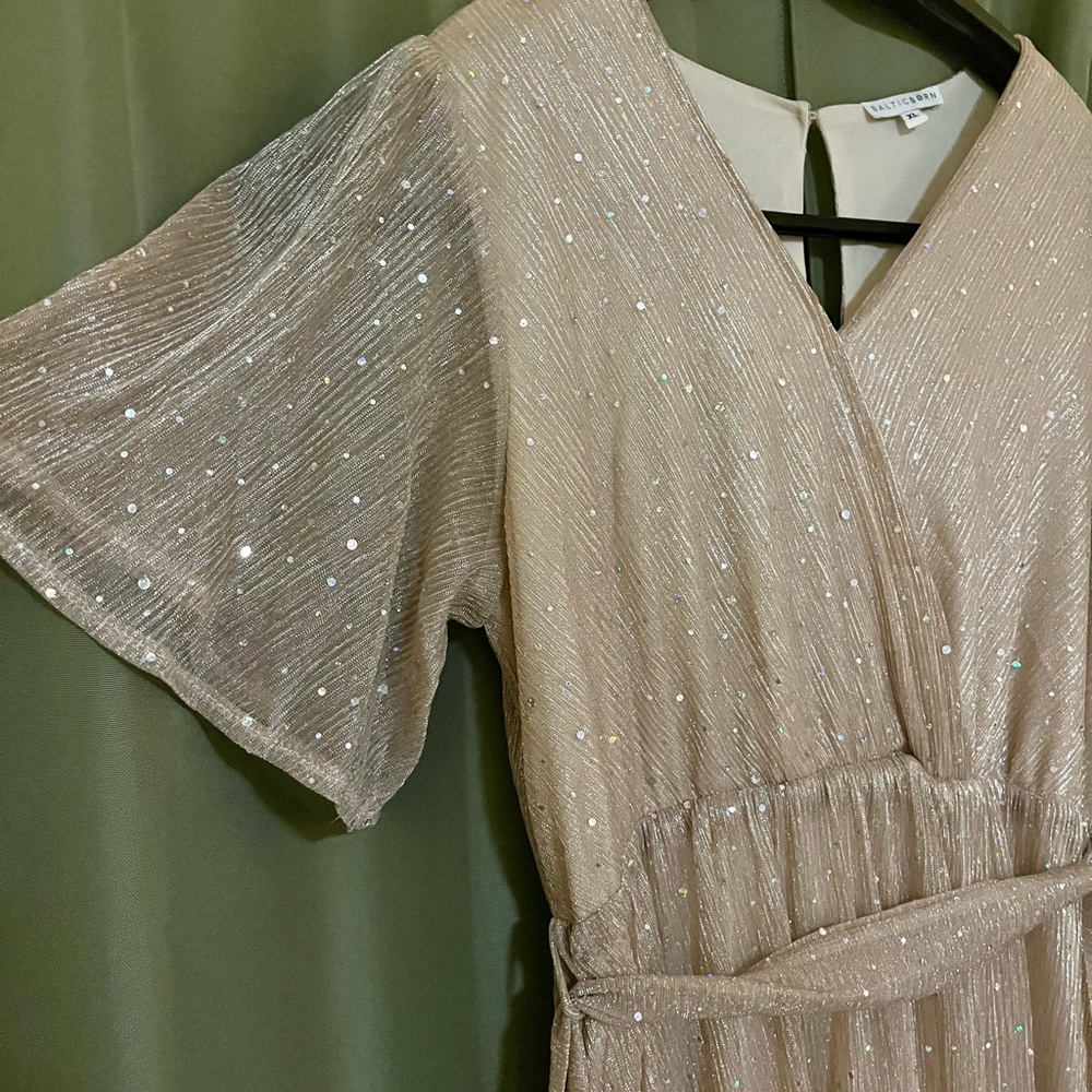 Gold Floor Length Baltic Born Dress